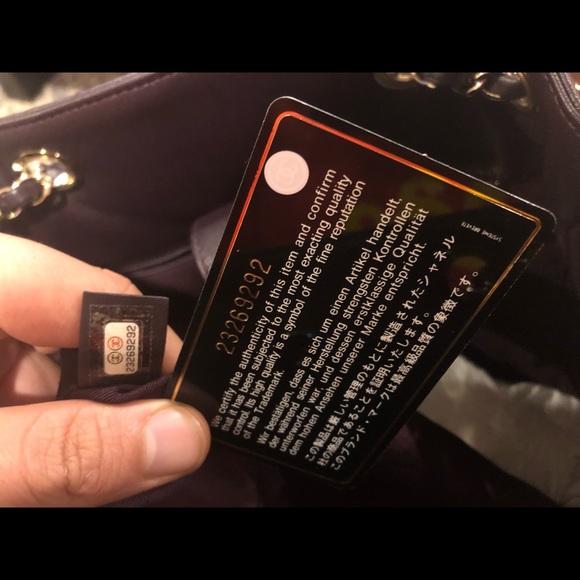 Chanel bucket back. Dark purple. - Picture 3 of 10